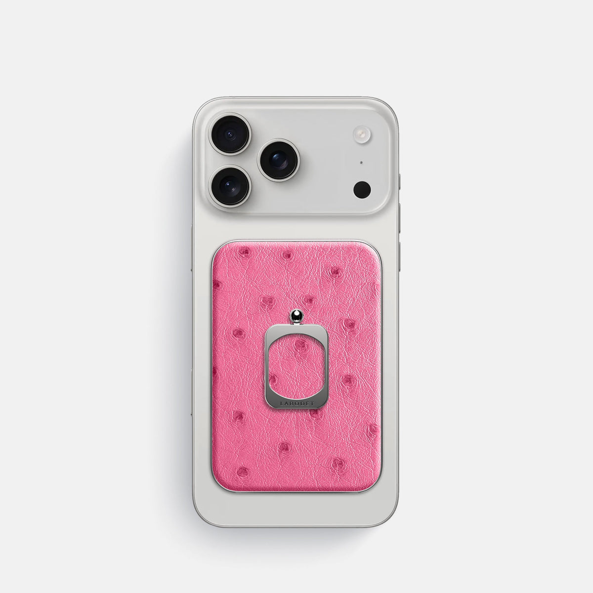 MagSafe Ring For iPhone 18 Pro In Ostrich -2 | Pink-Steel