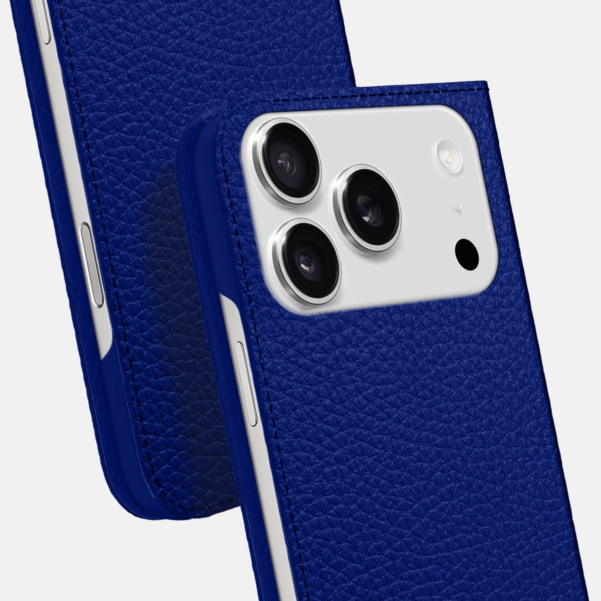 Folio Slim Case For iPhone 18 Pro Max In Calf -5 | Royal-Blue