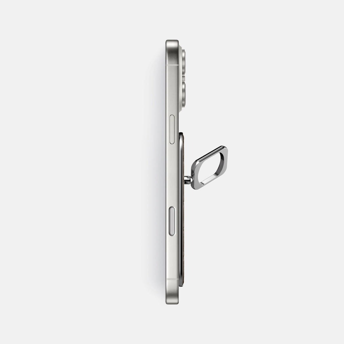 MagSafe Ring For iPhone 17 Pro Max In Calf -3 | Dark-Brown-Steel