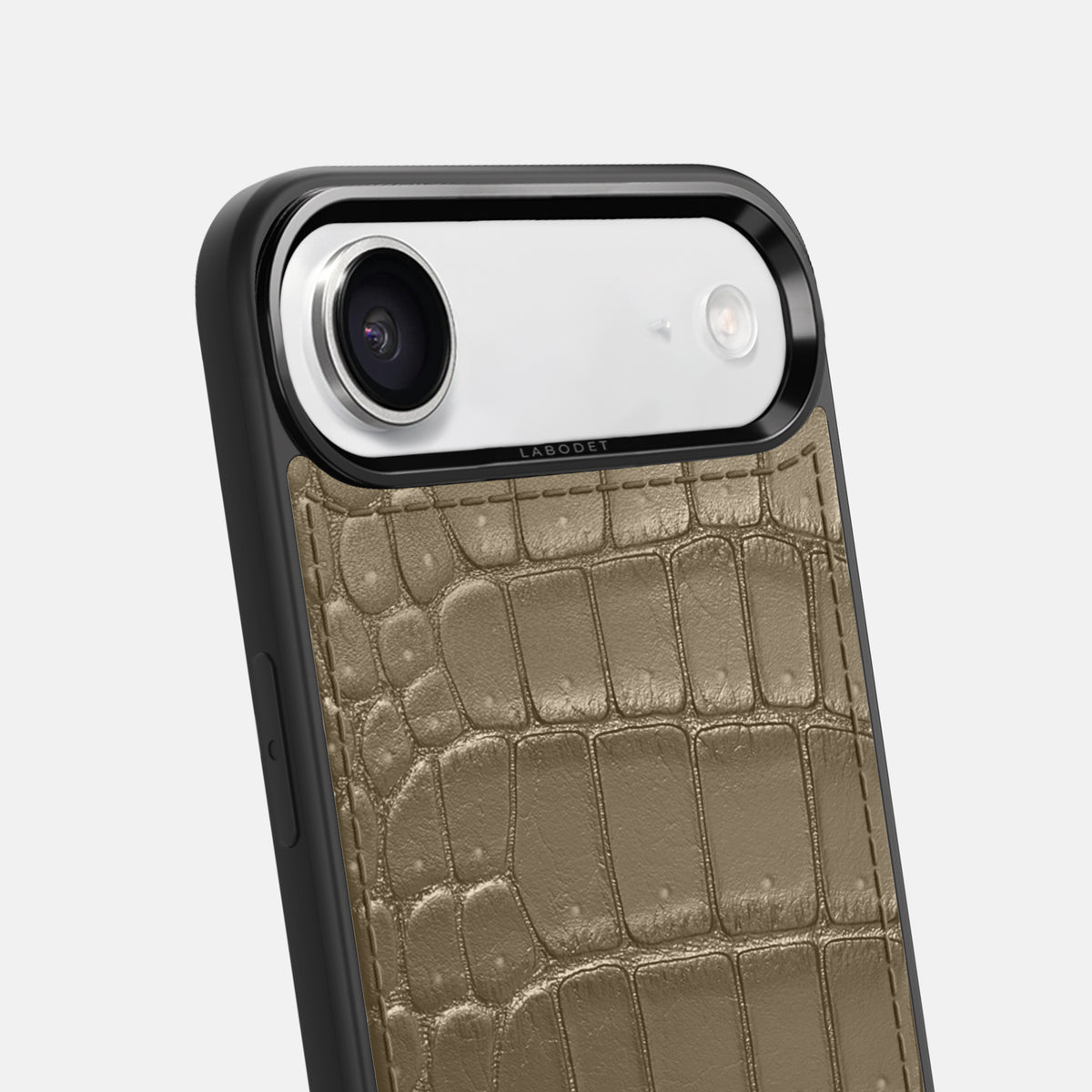Sport Case For iPhone 17 Air In Porosus Crocodile -6 | Kaki-Green