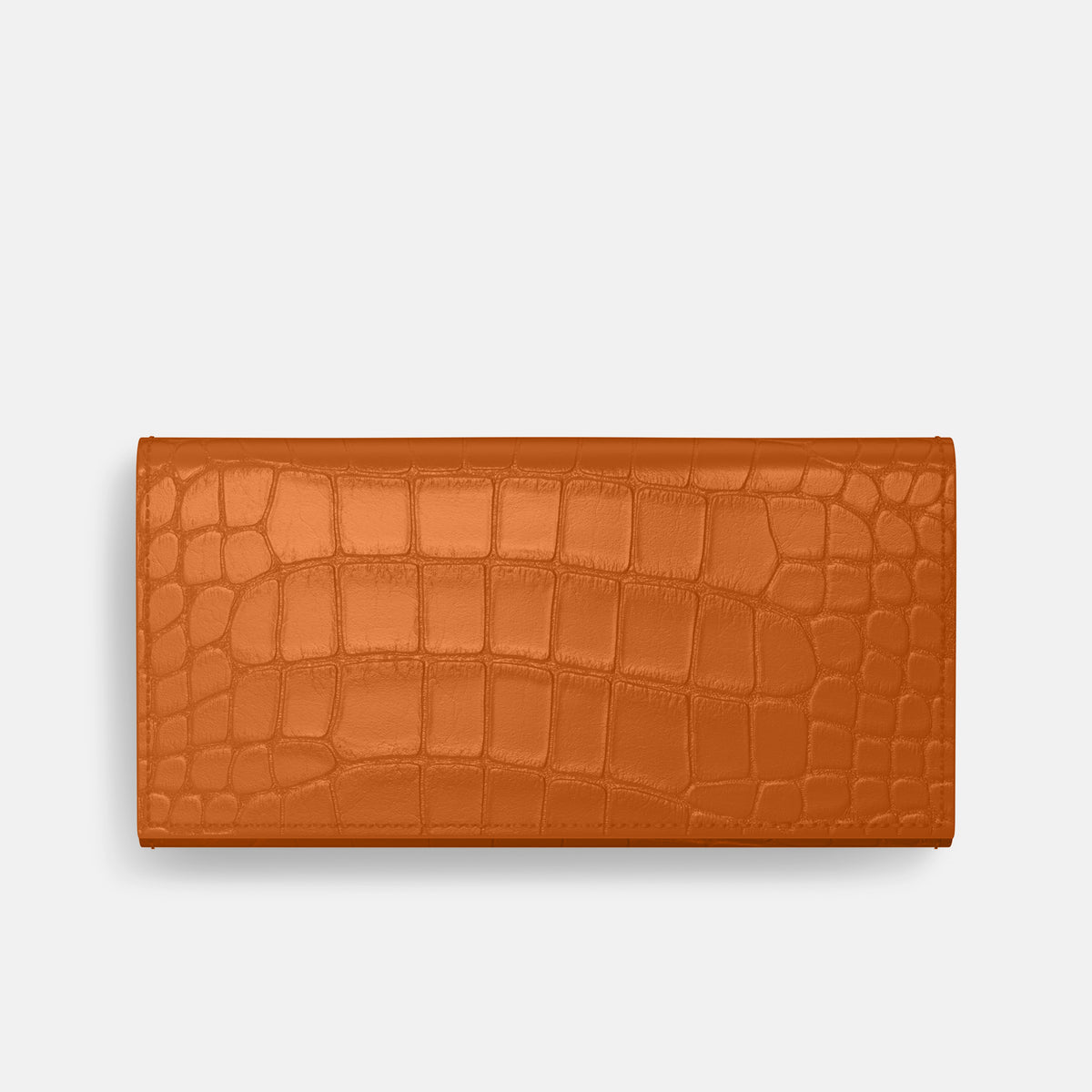 Wallet Case For iPhone 17 Air In Alligator -3 | Orange