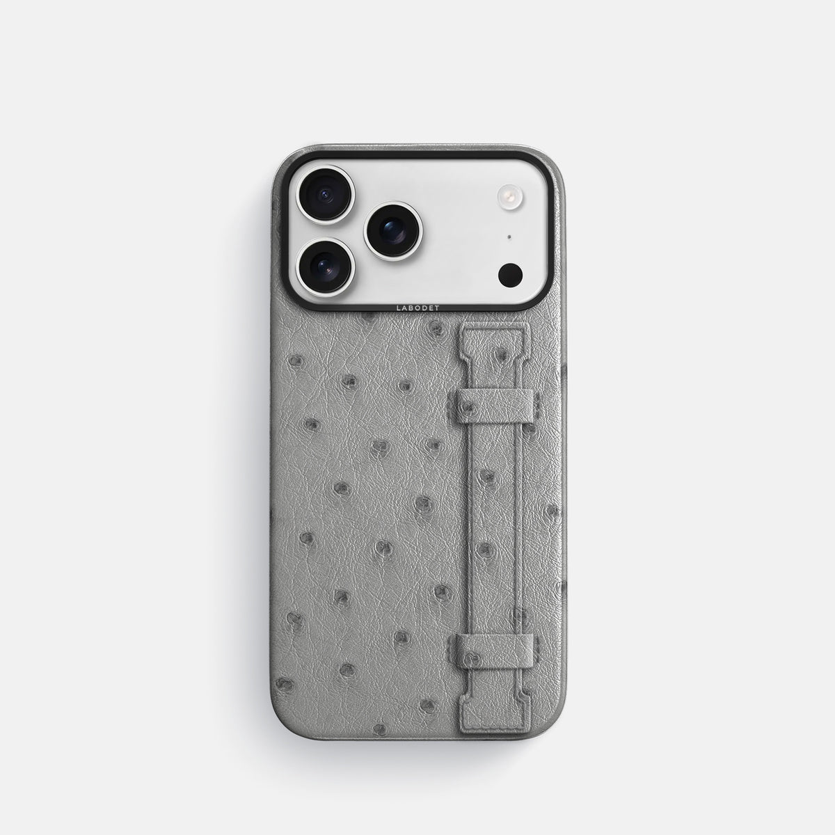 Handle Case For iPhone 17 Pro In Ostrich -1 | Silver-Black