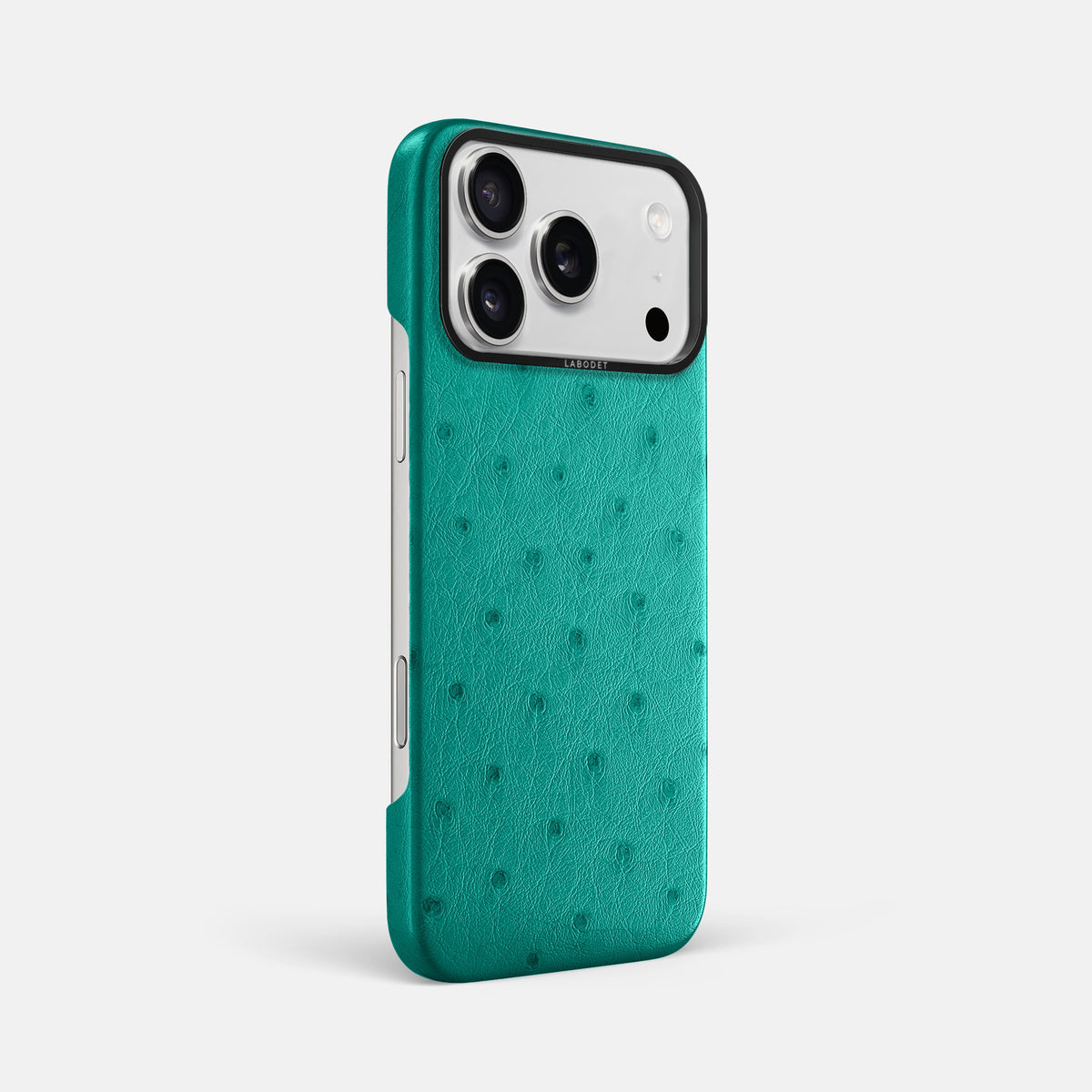Classic Case For iPhone 17 Pro Max In Ostrich -2 | Turquoise-Black