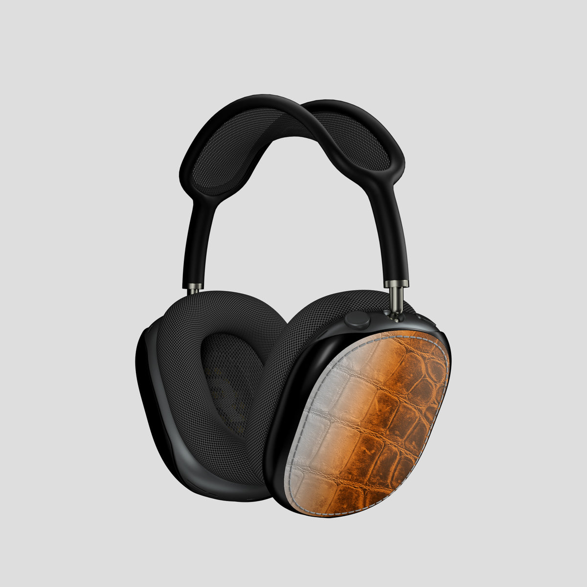 Shells For AirPods Max In Himalayan Crocodile -1 | Orange