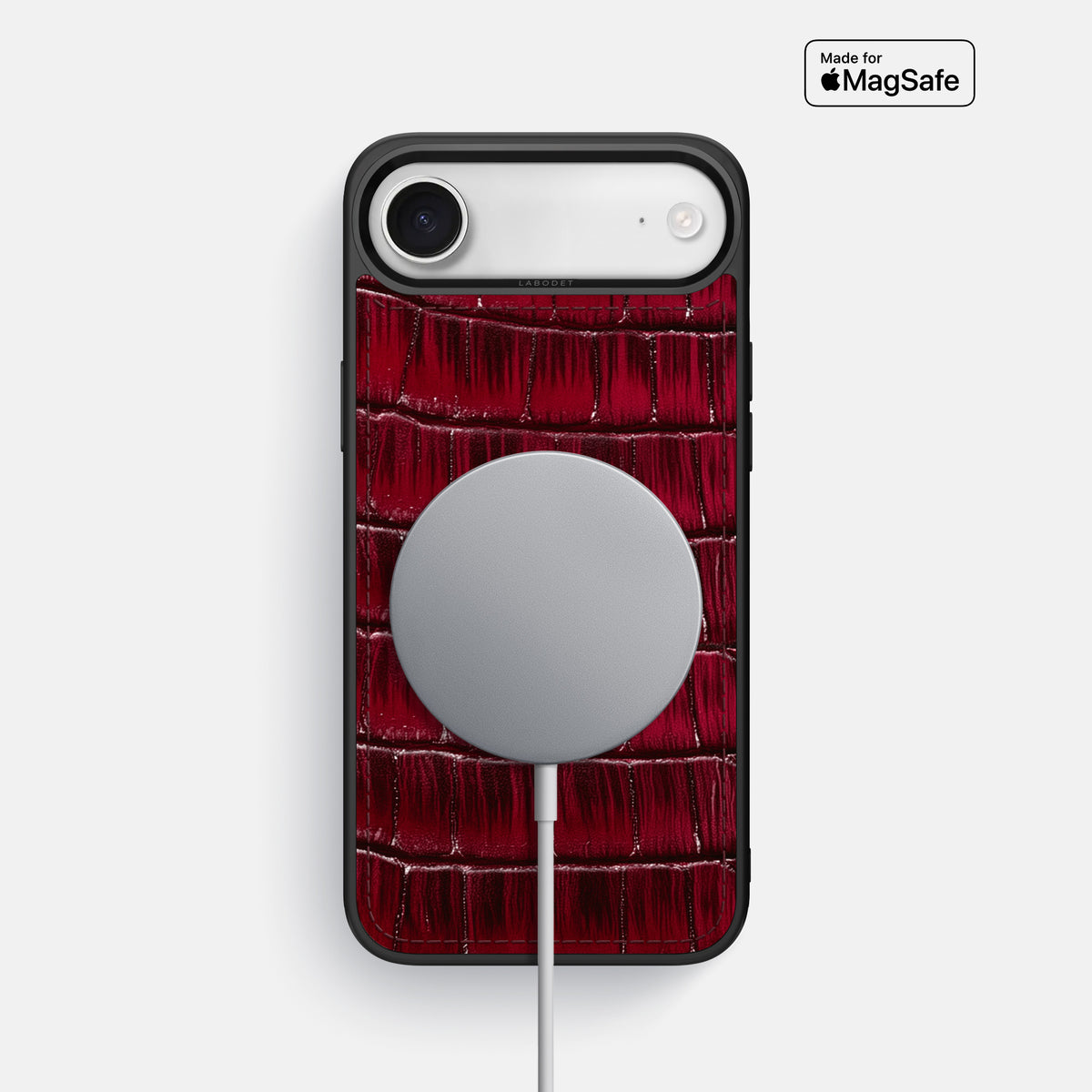 Sport Case For iPhone 17 Air In Patina Alligator -5 | Havana-Burgundy