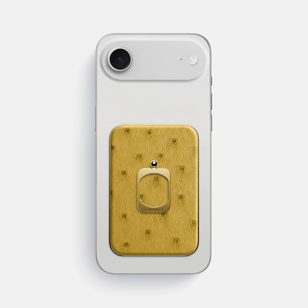 MagSafe Ring For iPhone 17 Air In Ostrich -2 | Gold-Gold