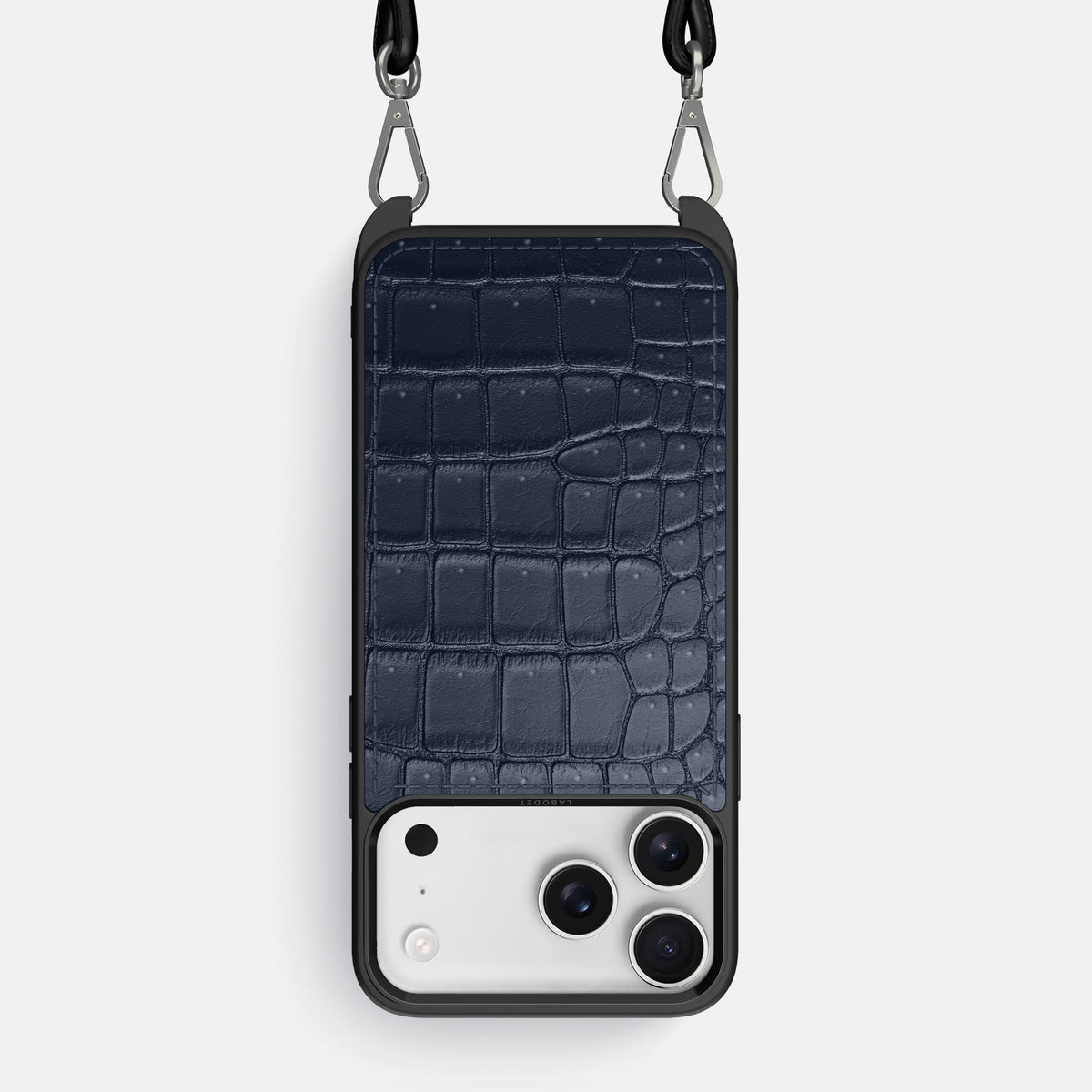 Crossbody Sport Case For iPhone 18 Pro Max In Porosus Crocodile -1 | Deep-Blue-Sea