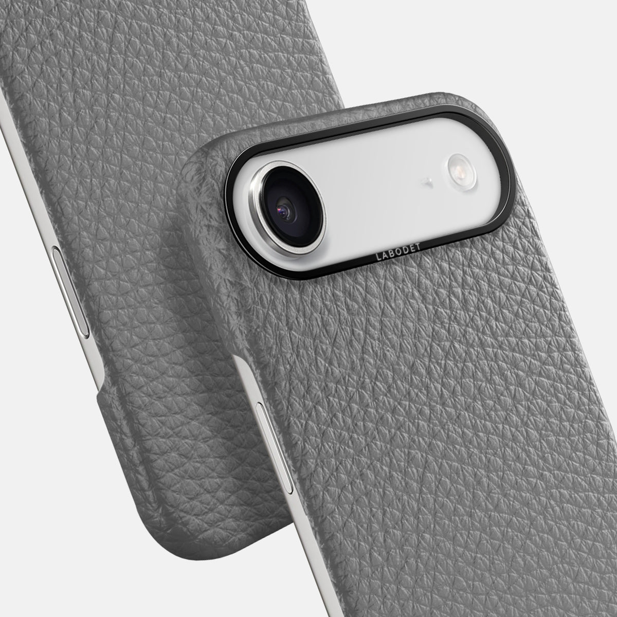 Classic Case For iPhone 17 Air In Calf -6 | Souris-Black