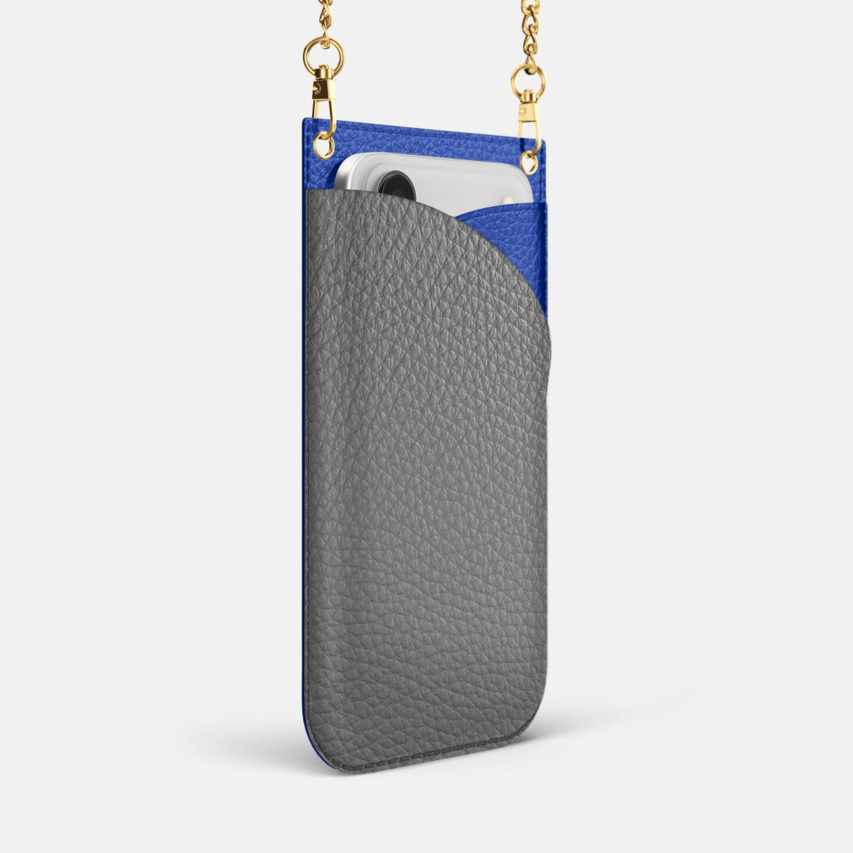 Crossbody Bag For iPhone 18 Pro Max In Calf -2 | Souris-Gold