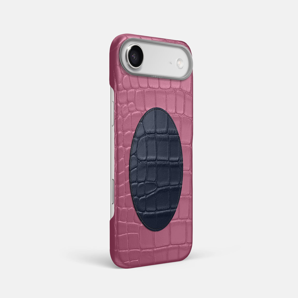 Classic Case With Oval For iPhone 17 Air In Alligator -2 | Pink-Lagoon-Steel