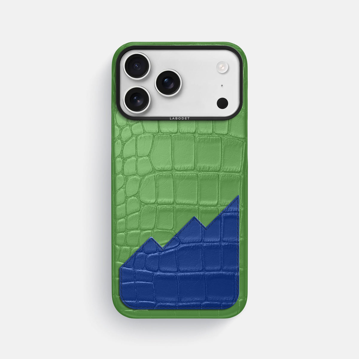 Classic Case With UpOnly For iPhone 18 Pro Max In Alligator -1 | Apple-Green-Black