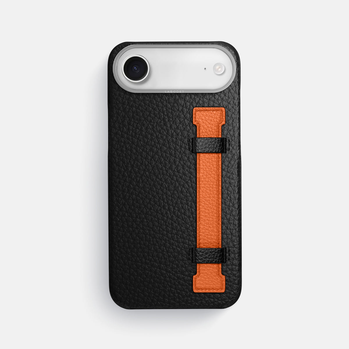 Handle Case Coloré For iPhone 17 Air In Calf -1 | Black-Steel