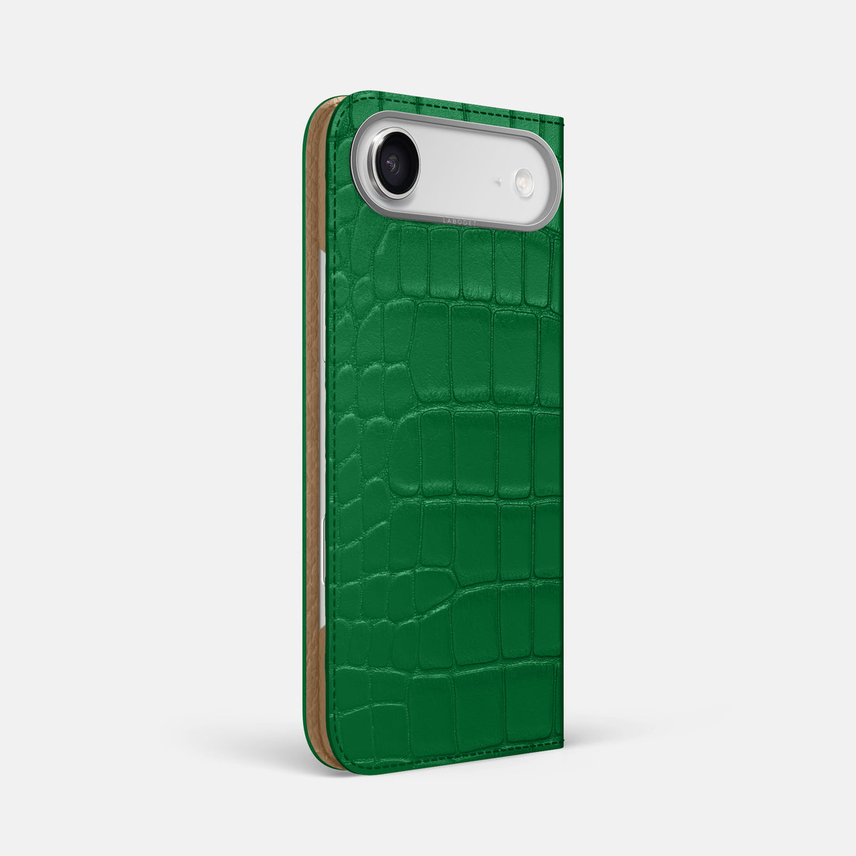Folio Case For iPhone 17 Air In Alligator -1 | Forest-Green-Steel