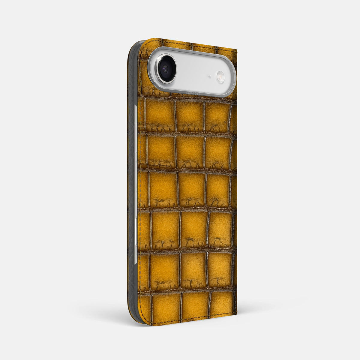 Folio Case For iPhone 17 Air In Patina Alligator -1 | Sydney-Steel