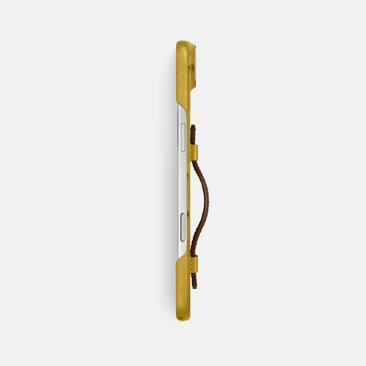 Handle Case Coloré For iPhone 17 Air In Ostrich -3 | Gold-Steel