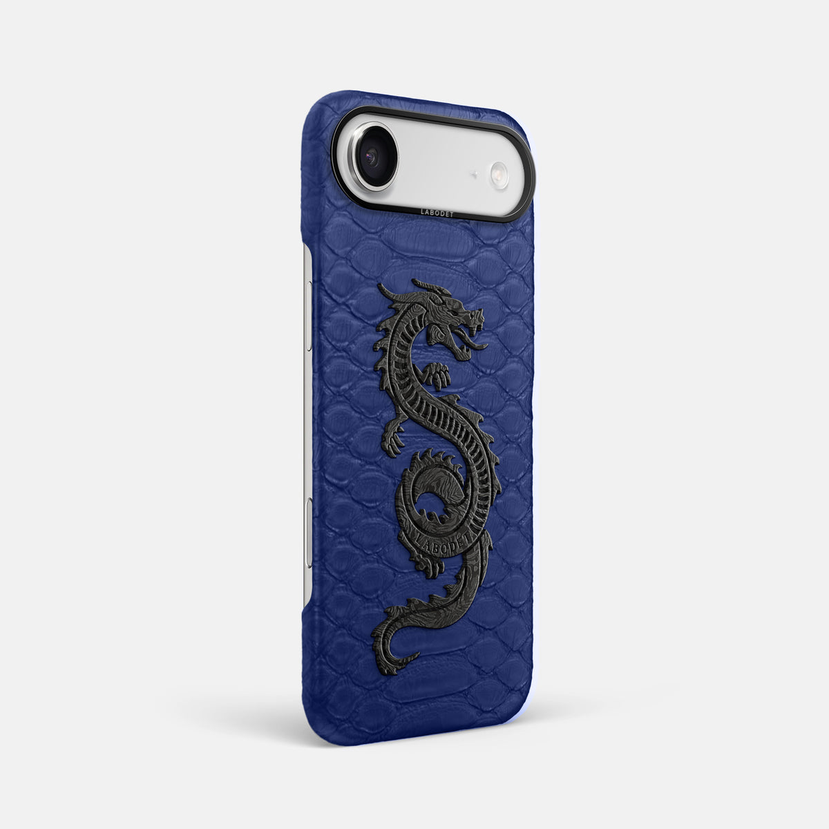 Classic Case With Carbon Dragon For iPhone 17 Air In Python -2 | Royal-Blue-Black