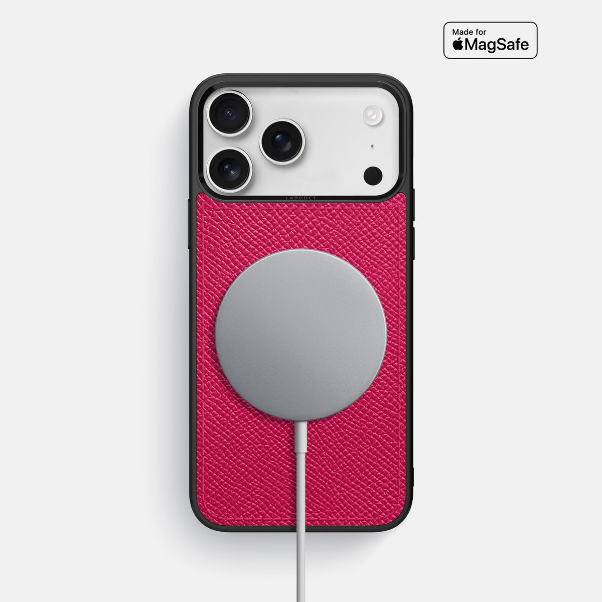 Sport Case For iPhone 18 Pro Max In Epsom-Style Calf -5 | Fuchsia
