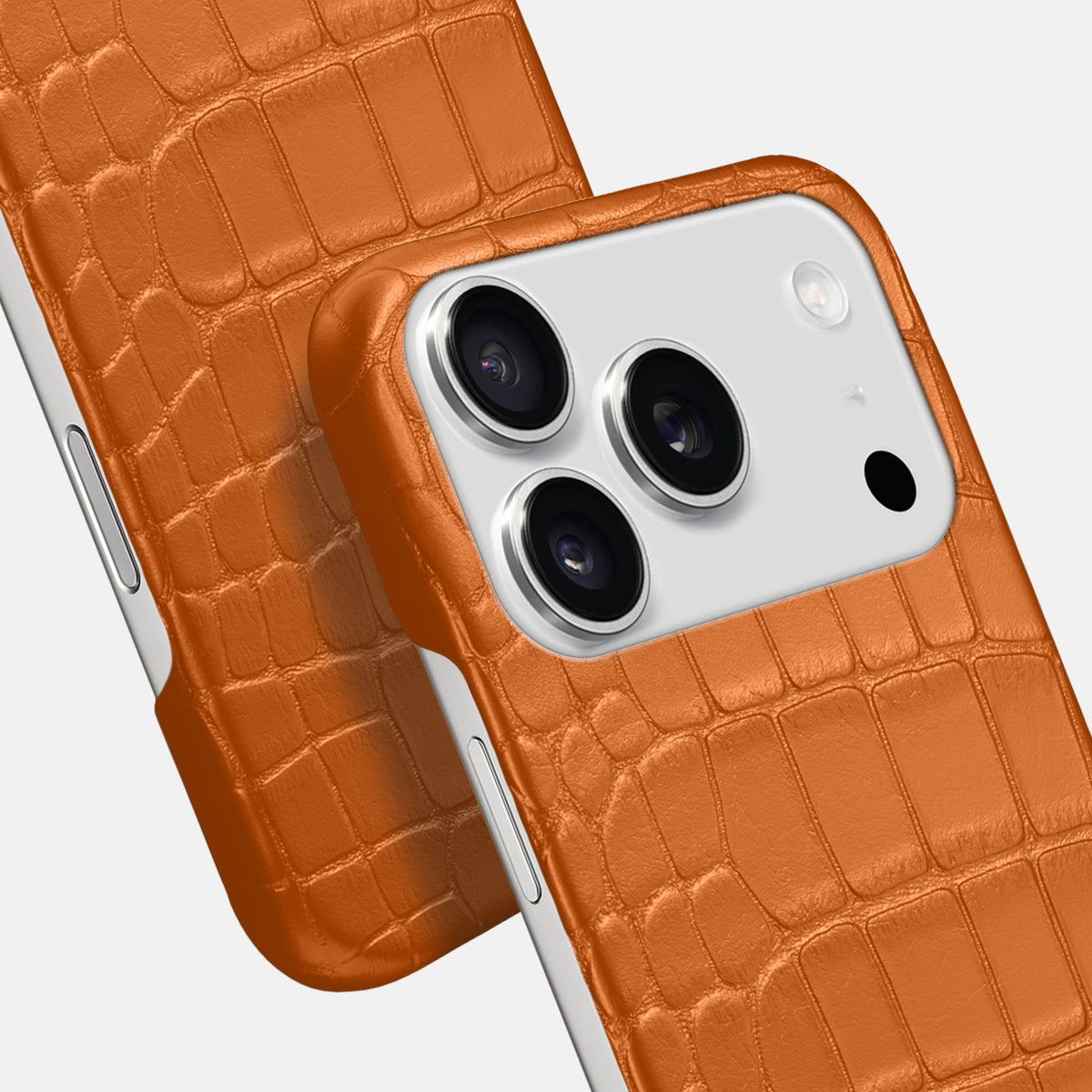 Slim Case For iPhone 18 Pro Max In Alligator -6 | Orange