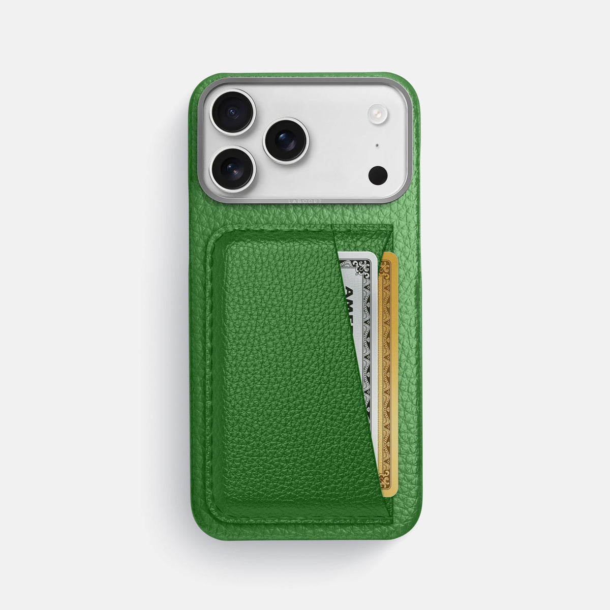 Double Card Case For iPhone 18 Pro Max In Calf -1 | Herb-Steel