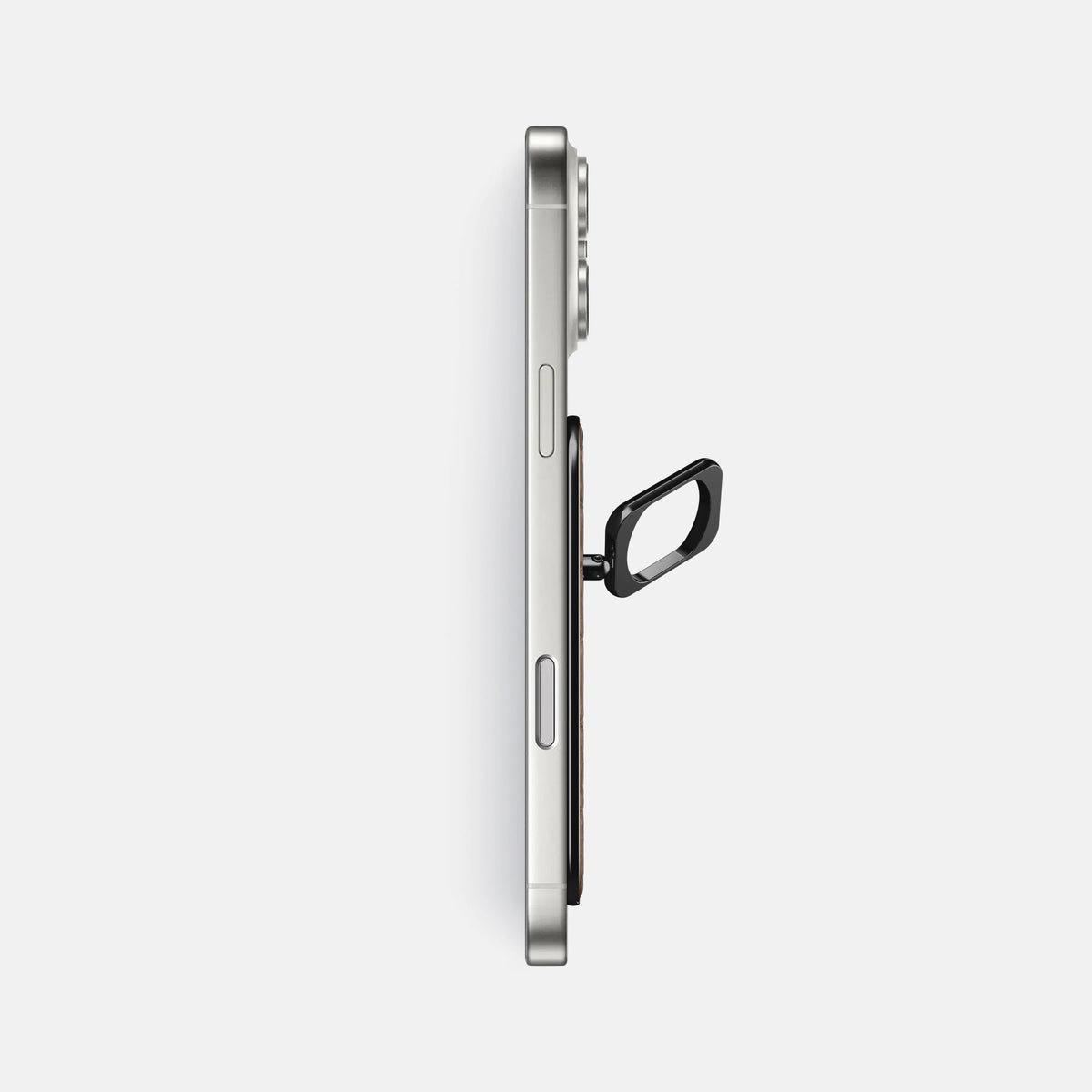 MagSafe Ring For iPhone 18 Pro Max In Porosus Crocodile -3 | Fur-Brown-Black