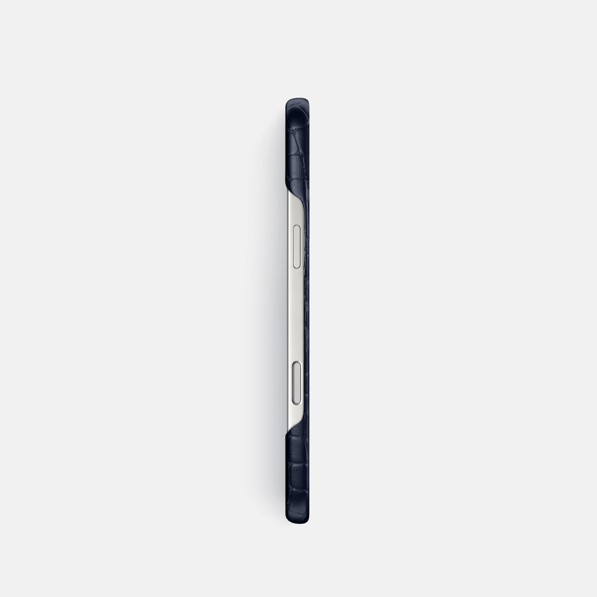 Slim Case For iPhone 18 Pro In Alligator -3 | Navy-Blue