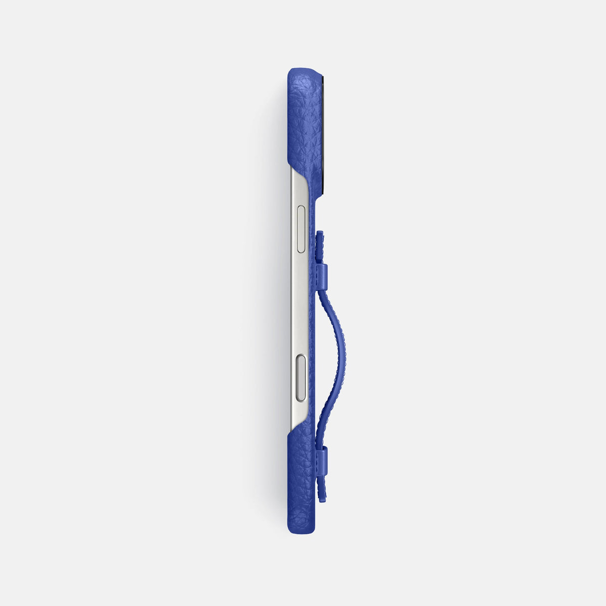 Handle Case For iPhone 18 Pro Max In Calf -3 | Royal-Blue-Black
