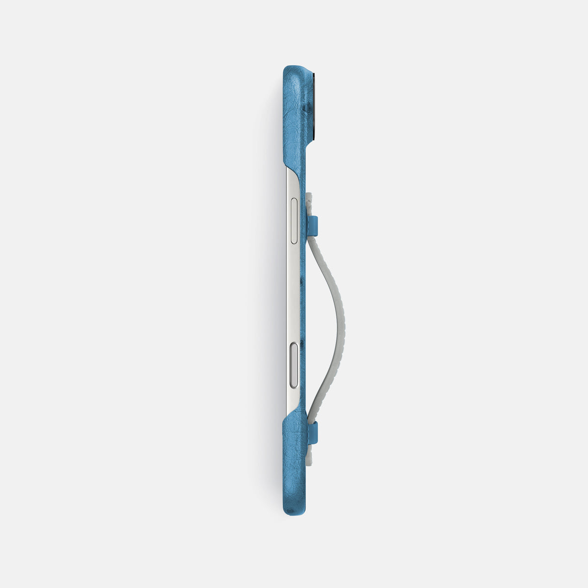Center Handle Coloré For iPhone 17 Air In Ostrich -2 | Blue-Jeans-Black