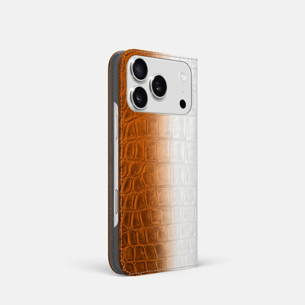 Folio Slim Case For iPhone 17 Pro In Himalayan Crocodile