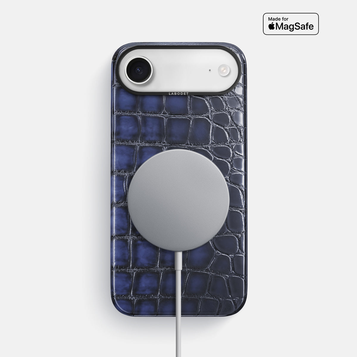 Classic Case For iPhone 17 Air In Patina Alligator -5 | Havana-Blue-Black