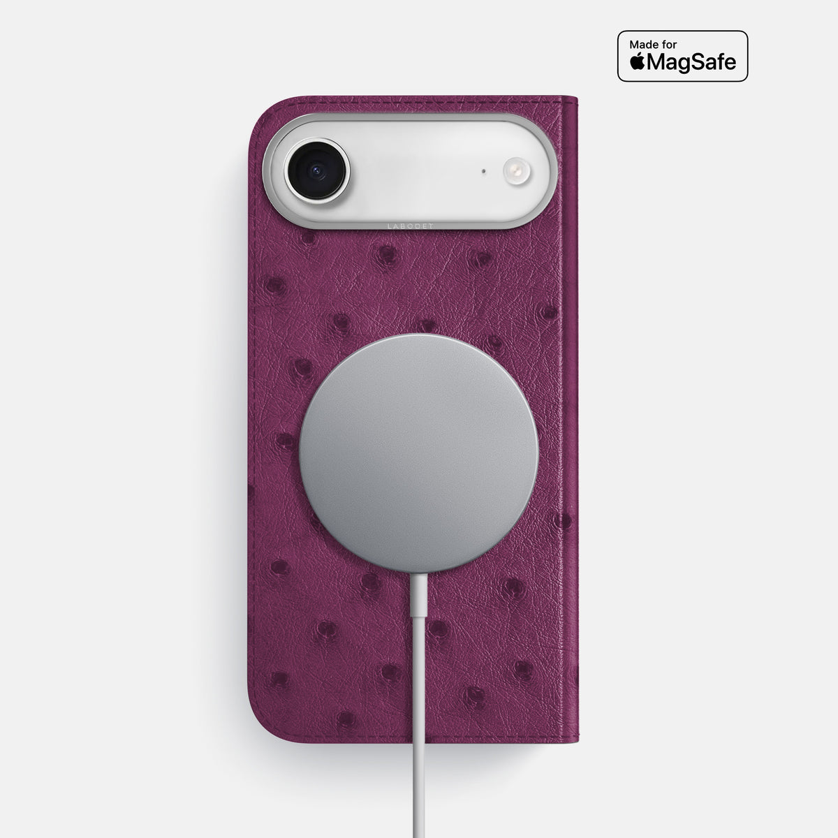 Folio Case For iPhone 17 Air In Ostrich -3 | Purple-Steel
