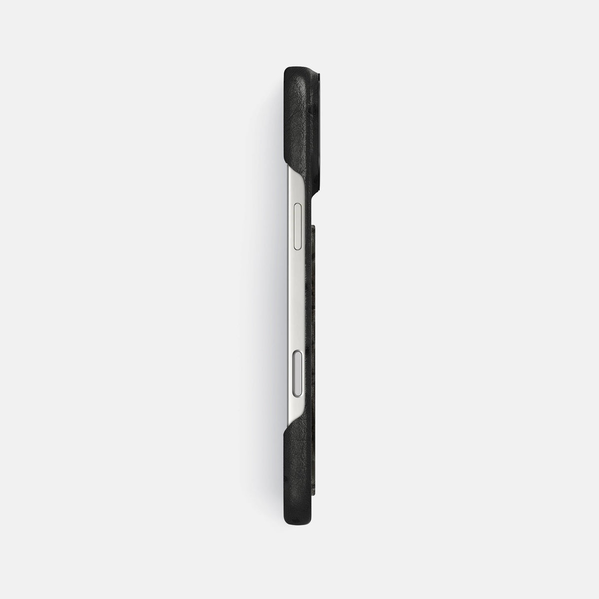 Classic Case With Carbon Dragon For iPhone 18 Pro Max In Ostrich -3 | Black-Black