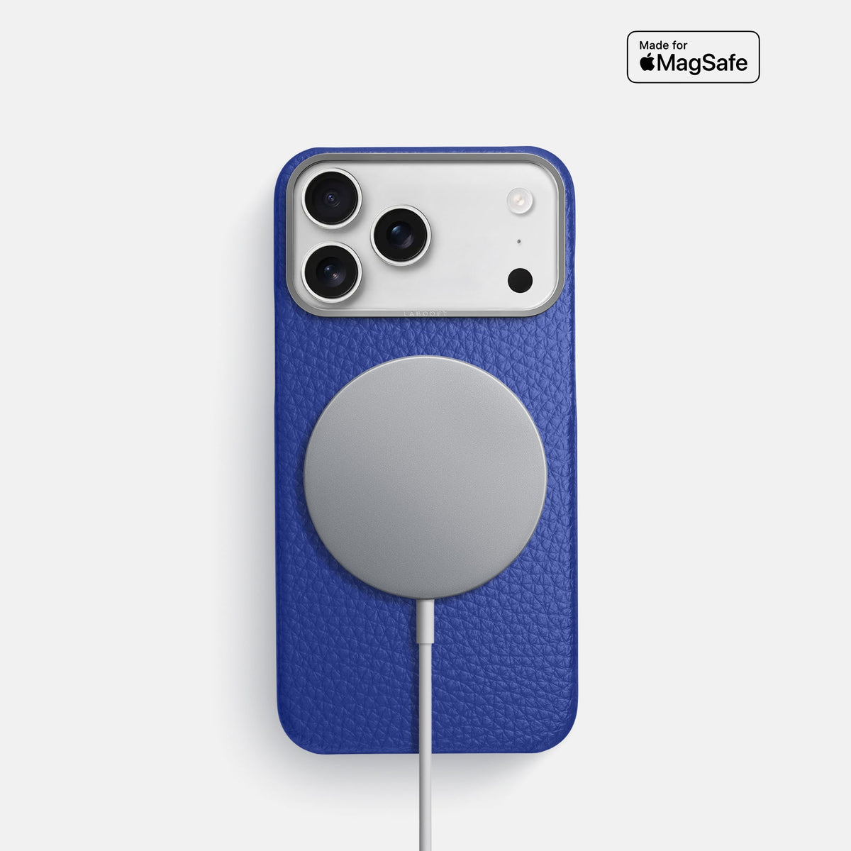 Classic Case For iPhone 18 Pro In Calf -5 | Royal-Blue-Steel