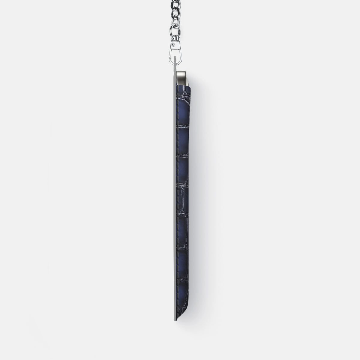 Crossbody Bag For iPhone 17 Air In Patina Alligator -4 | Havana-Blue-Steel
