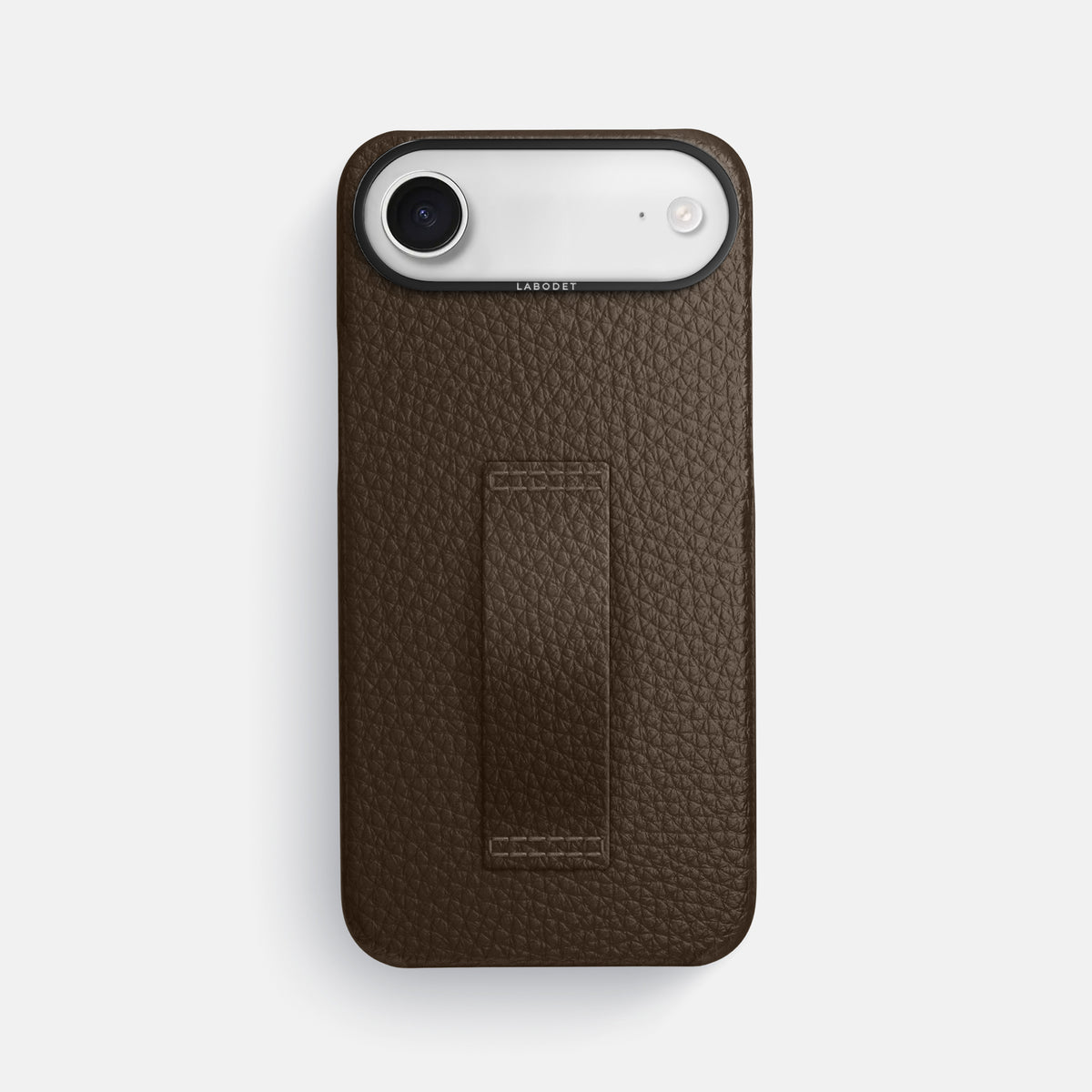 Finger Case For iPhone 17 Air In Calf -1 | Dark-Brown-Black