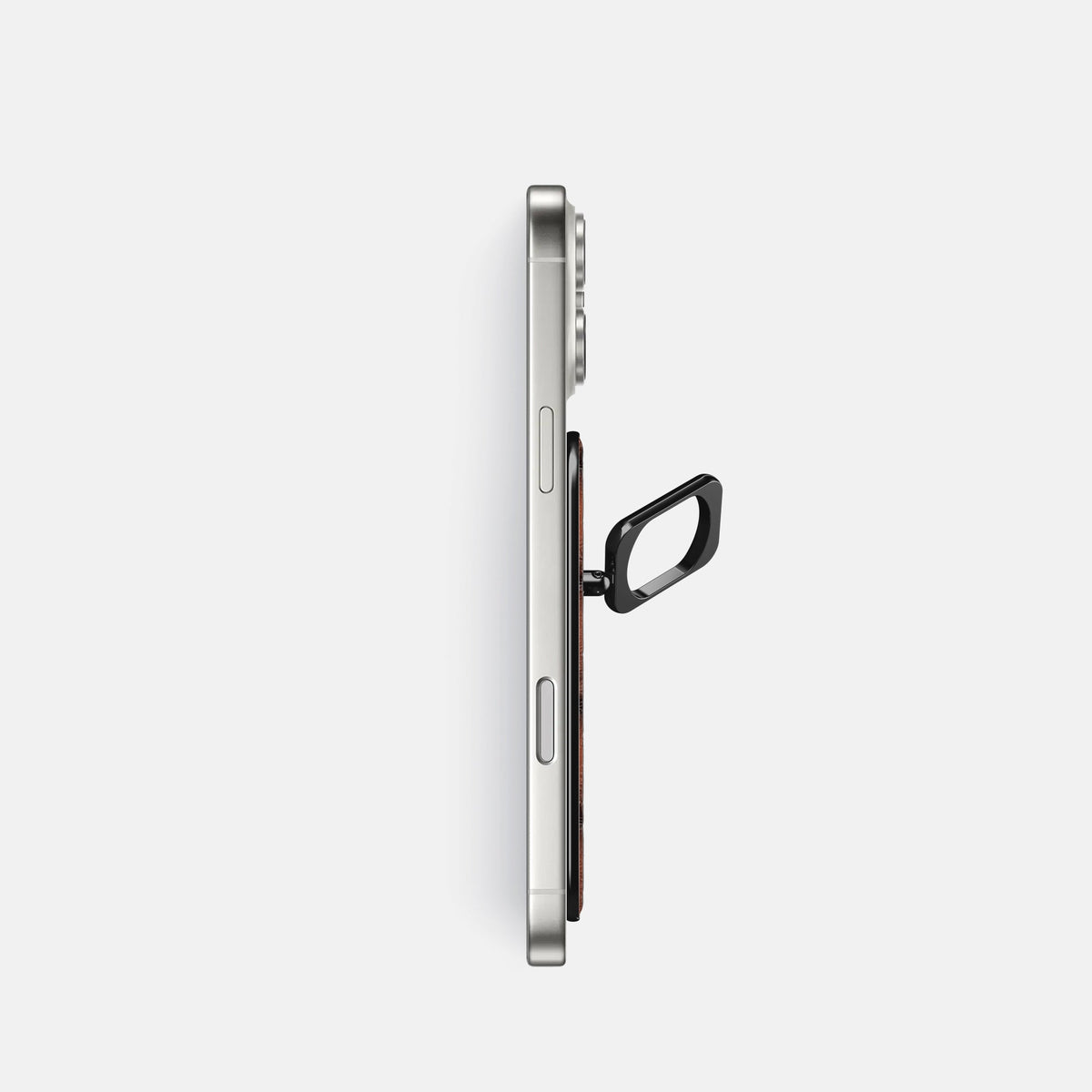MagSafe Ring For iPhone 18 Pro In Patina Alligator -3 | Baobab-Black