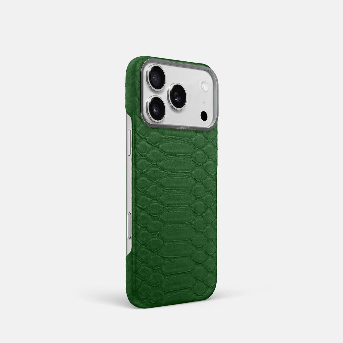 Classic Case For iPhone 18 Pro In Python -2 | Green-Steel