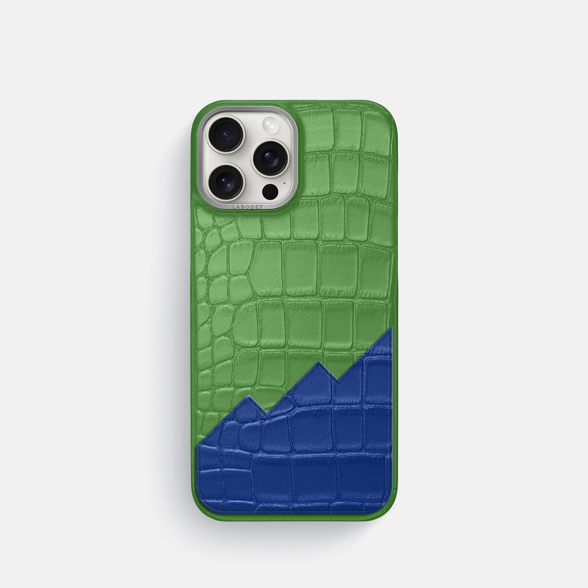 Classic Case With UpOnly For iPhone 16 Pro In Alligator -1 | Apple-Green-Steel