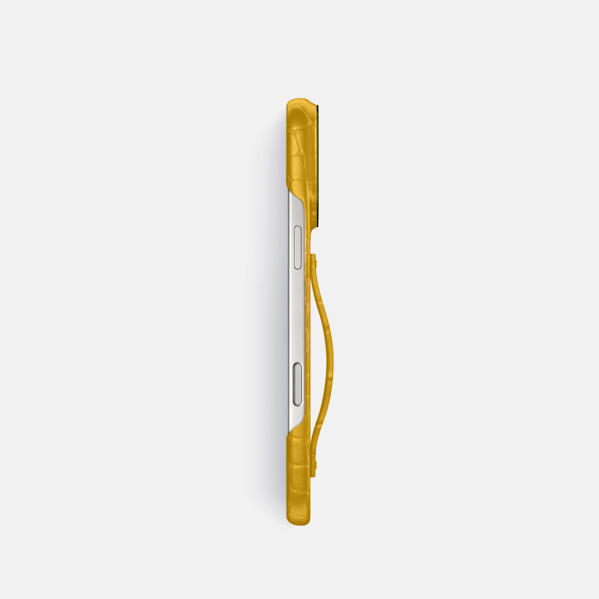 Finger Case For iPhone 17 Pro In Alligator -3 | Yellow-Black