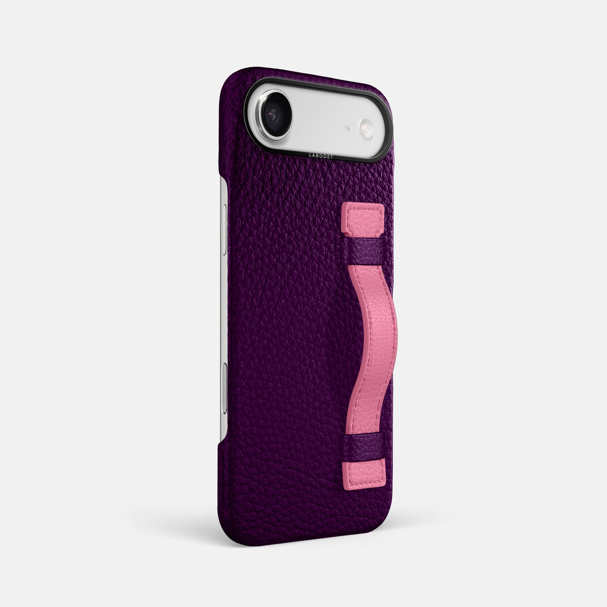 Handle Case Coloré For iPhone 17 Air In Calf -2 | Violet-Black