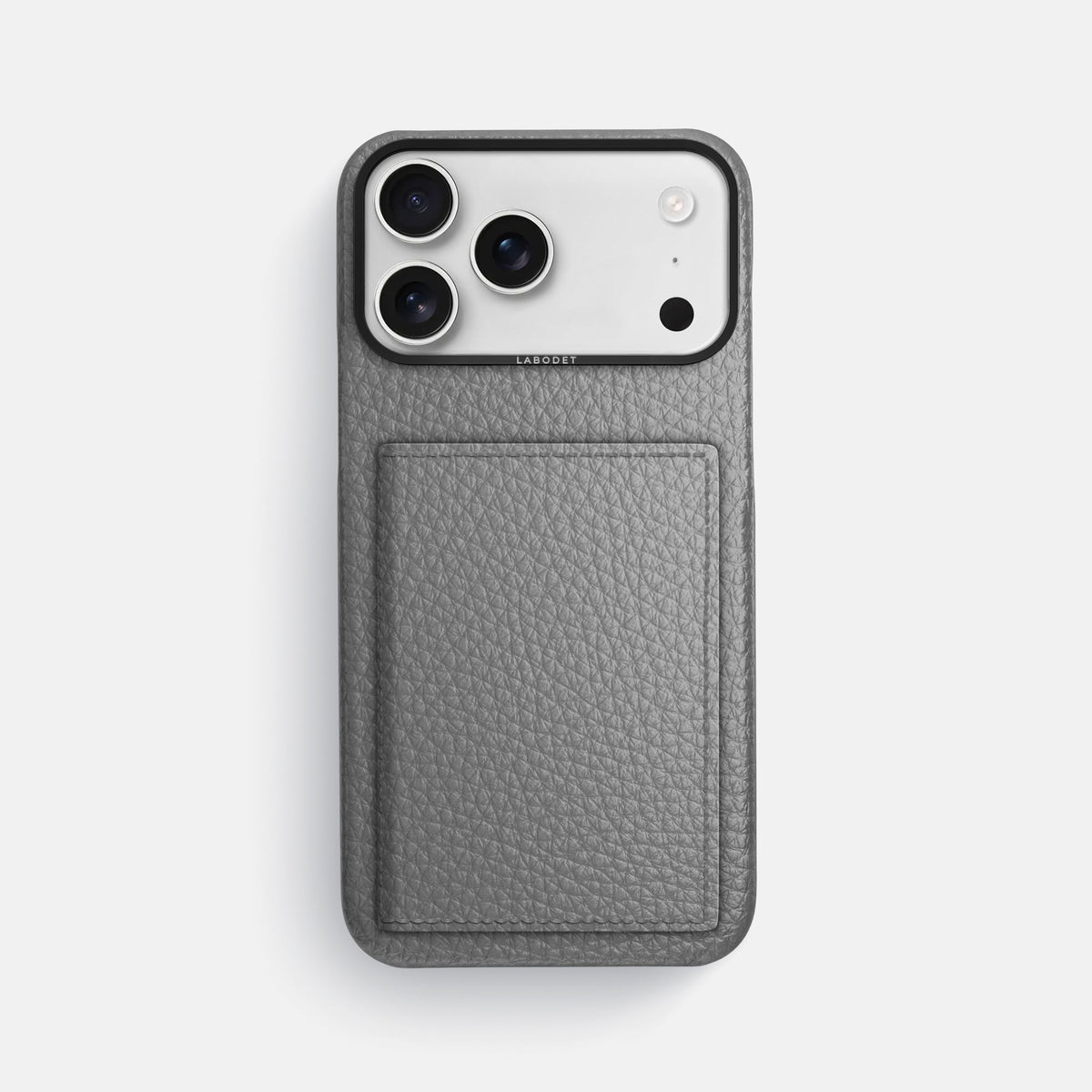 Bi-Fold Case For iPhone 18 Pro Max In Calf -1 | Souris-Black