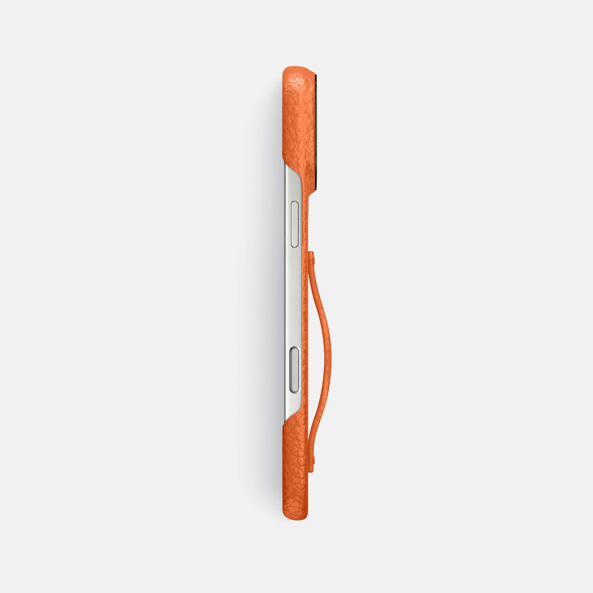Finger Case For iPhone 18 Pro Max In Calf -3 | Orange-Black