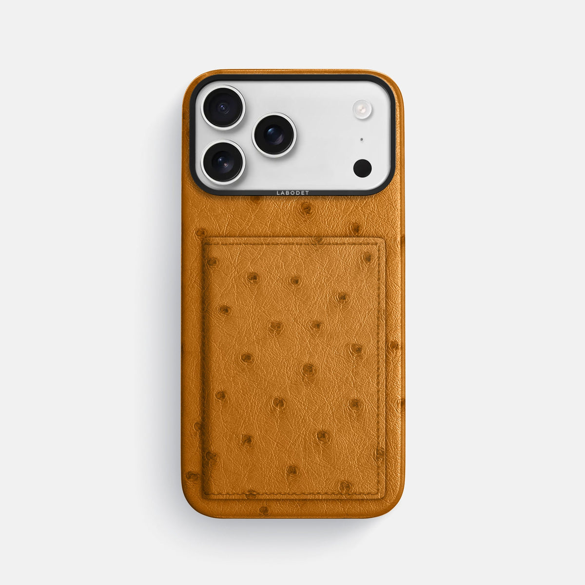 Bi-Fold Case For iPhone 18 Pro Max In Ostrich -1 | Chestnut-Black