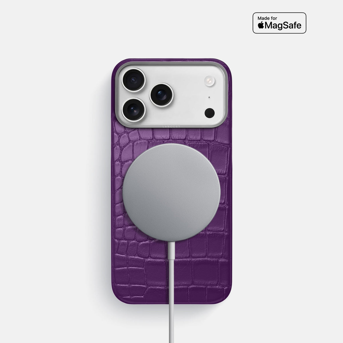 Classic Case For iPhone 18 Pro In Alligator -5 | Purple-Steel