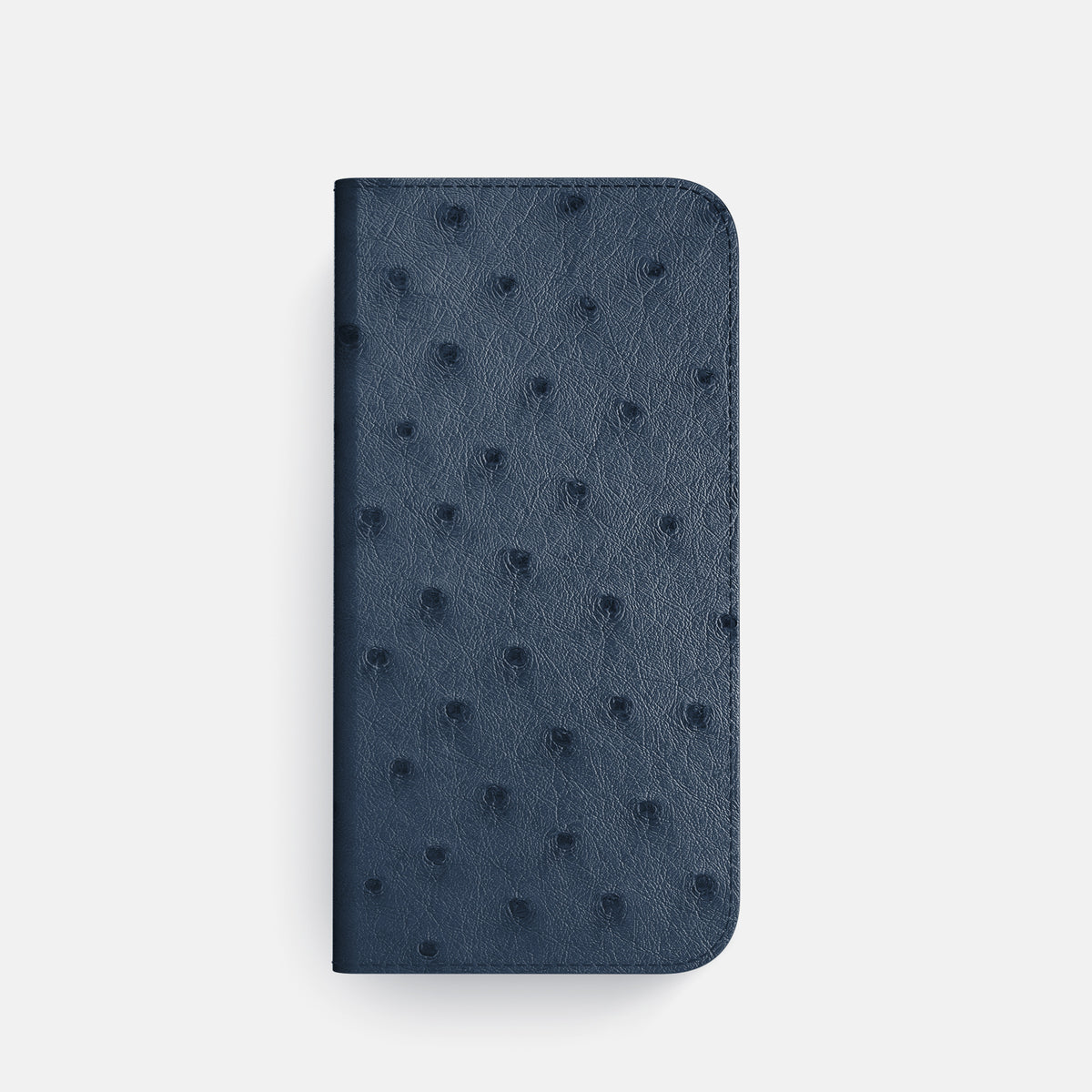 Folio Case For iPhone 17 Pro In Ostrich -4 | Navy-Blue-Steel