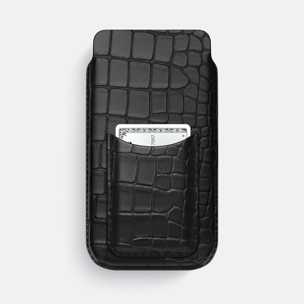 Pouch Card Case For iPhone 17 Pro Max In Alligator