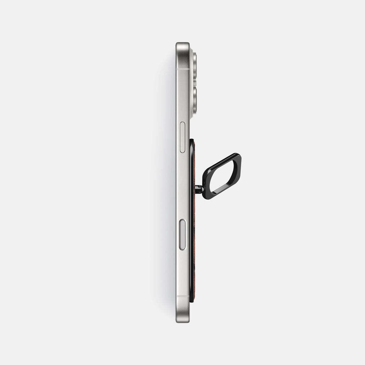 MagSafe Ring For iPhone 17 Pro Max In Patina Alligator -3 | Baobab-Black
