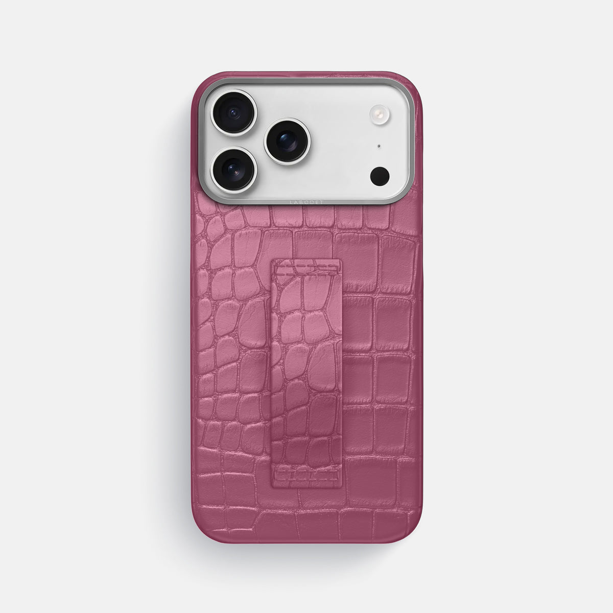 Finger Case For iPhone 17 Pro Max In Alligator -1 | Pink-Lagoon-Steel