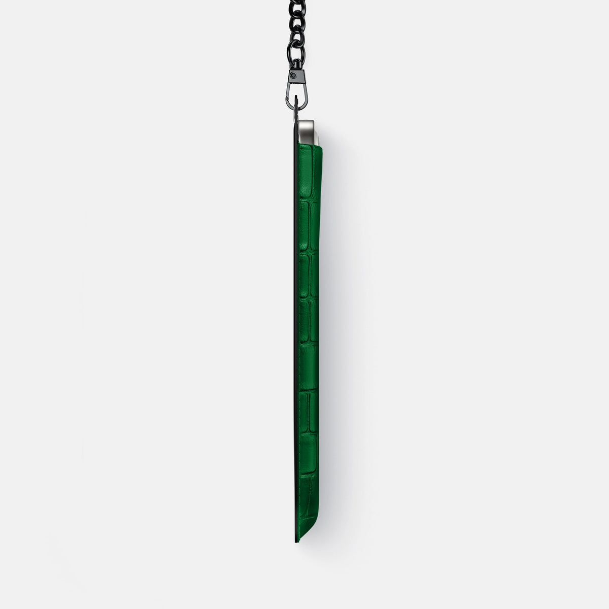 Crossbody Bag For iPhone 18 Pro In Alligator -4 | Forest-Green-Black