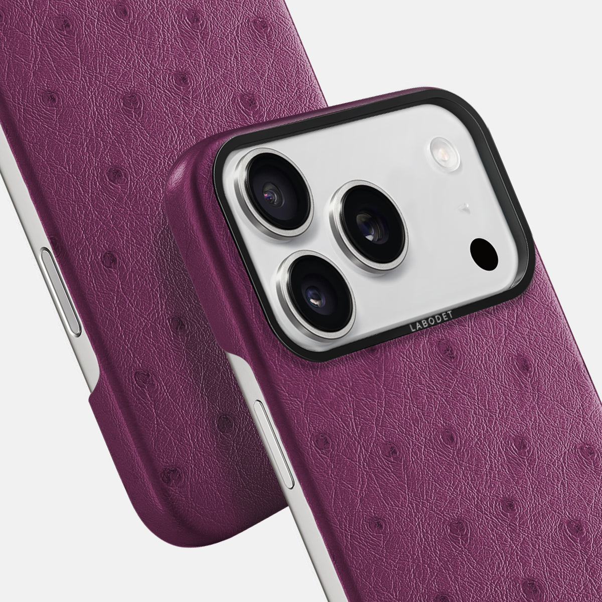 Classic Case For iPhone 17 Pro In Ostrich -6 | Purple-Black