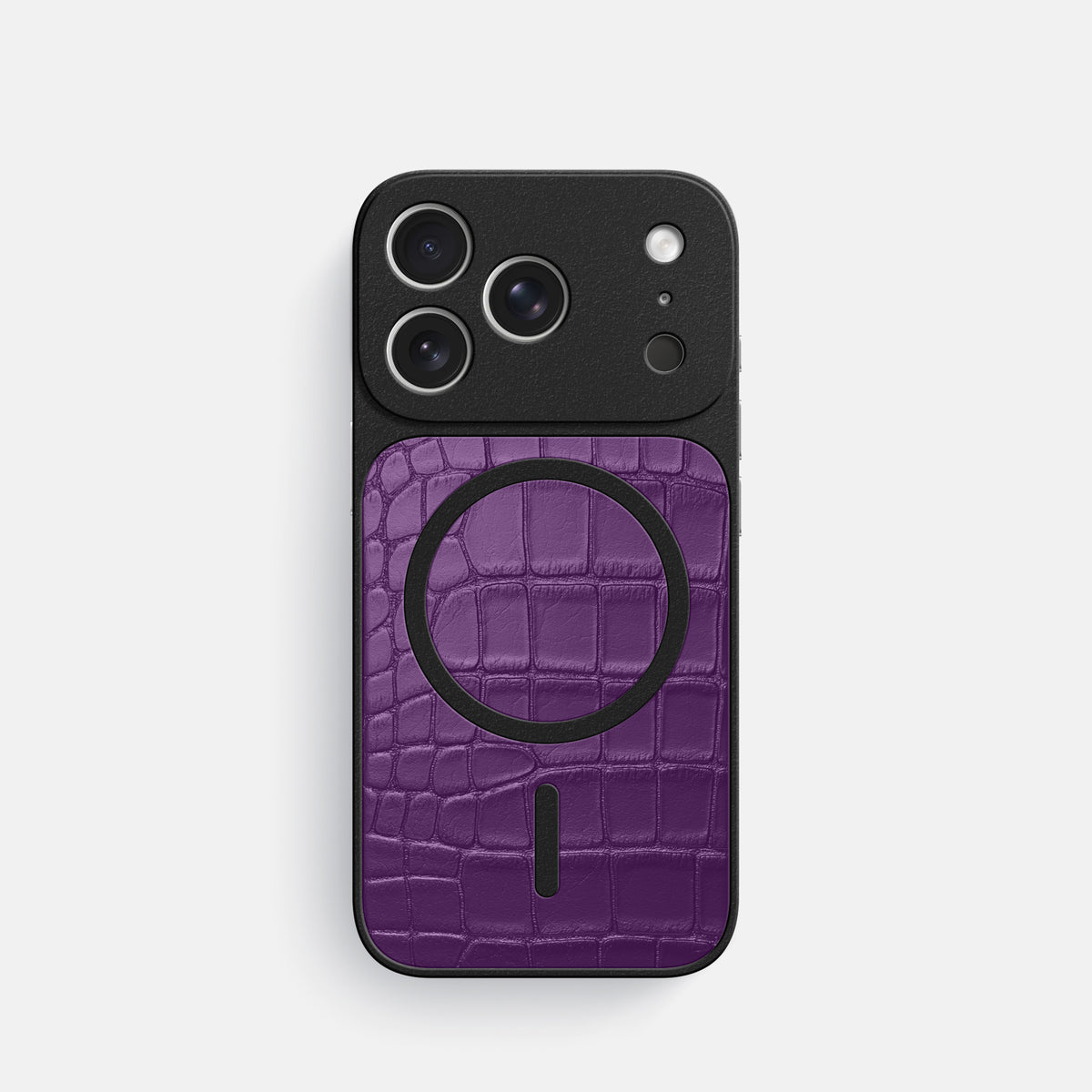 MagSafe Mask For iPhone 17 Pro In Alligator -3 | Purple